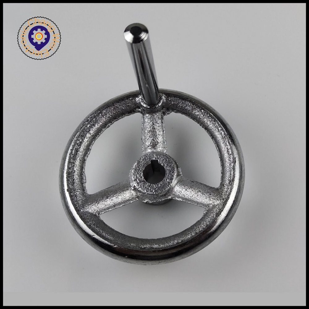 Metal handwheel milling machine CNC lathe 3D printer spoke handwheel wavy wheel bakelite three-wheel handwheel cast iron chrome