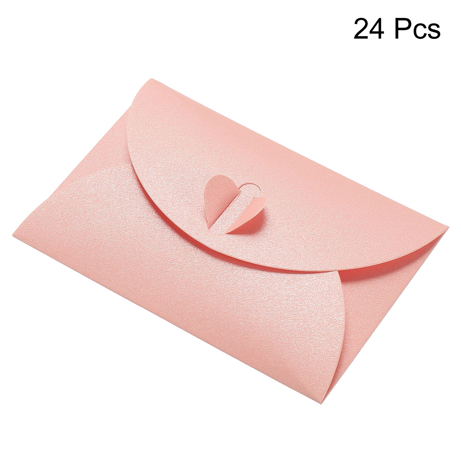 50 sztuk Mini kolorowa koperta gruby karton małe składane DIY perłowe koperty papierowe samoblokująca klamra list okładka karty podarunkowej: WHITE