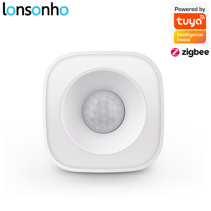 Lonsonho Zigbee Tuya Smart Pir Motion Sensor Detector Smart Life Home Security Alarm System