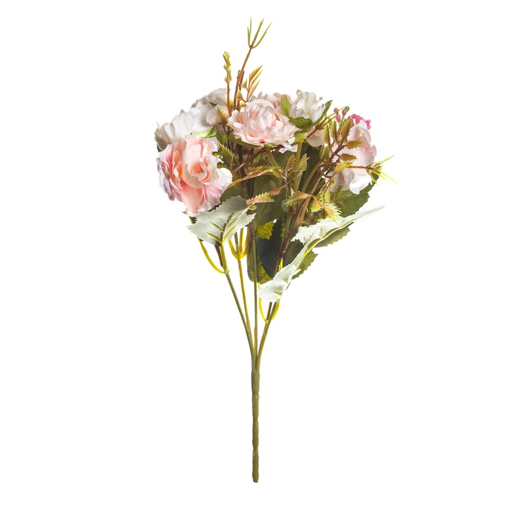 Künstliche Blumen Weihnachten Dekorationen Vasen für Heimat Hochzeit Dekorative Blumen die Seide Pfingstrose DIY Ornamentalen blumentopf