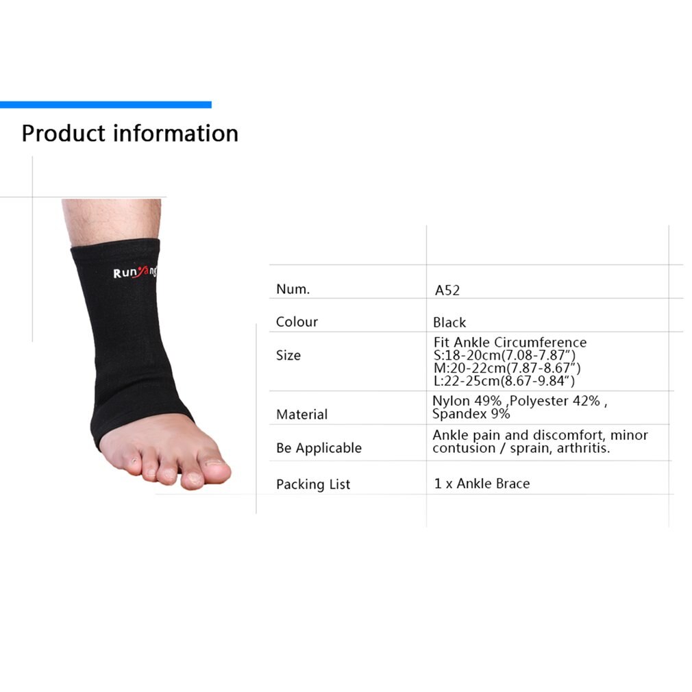 Ademende Elastische Enkelbrace Ondersteuning Mannen Vrouwen Basketbal Voetbal Anti Verstuikte Enkels Beschermende Pad Guard