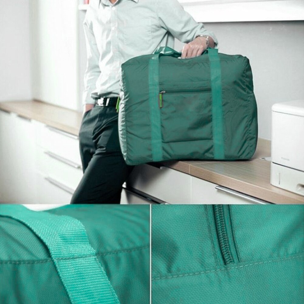 Waterdichte Reistas Grote Capaciteit Opslag nylon Opvouwbare Tas Voor Kleding Container Bagage Reizen Koffer Tassen 45*20*36cm