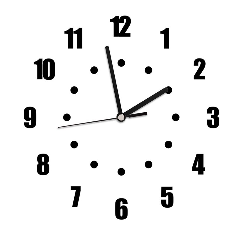 Long Shaft Clock Movement Mechanism Battery Operated DIY Repair Parts Replacement with 2 Pairs of Hands