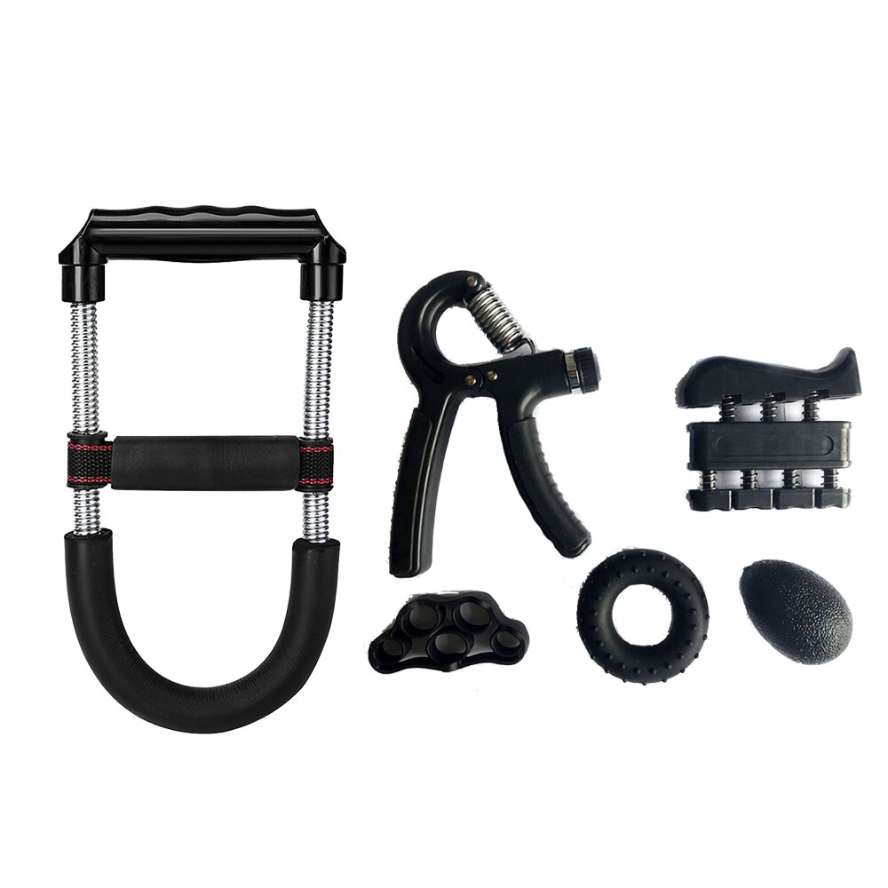 6 stk/sæt håndgreb forstærker håndledsøvelser omfattende fitnesscenter fitness finger power træning muskel relex genopretningsudstyr