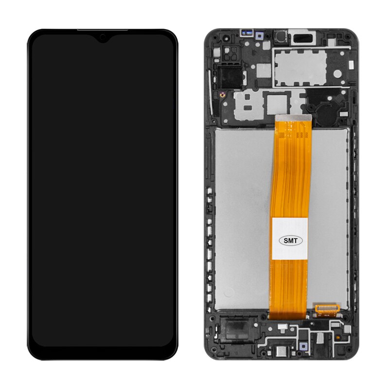 100% Originele 6.5 &#39;&#39;Display Voor Samsung Galaxy A12 Lcd A125F A125F/Ds Display Lcd Touch Screen Digitizer Vergadering vervanging: Original With Frame