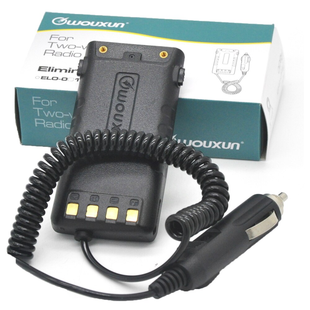 Original Wouxun KG-UV9D Radio Car Charger Battery Eliminator for Wouxun Walkie Talkie Transceiver KG-UV9D Plus Portable Radio