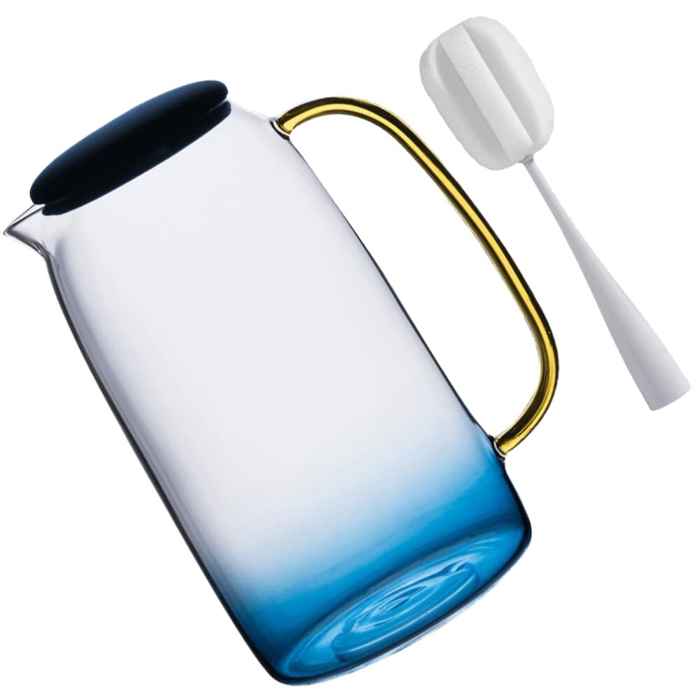 1 Pc Water Jug Water Pitcher Water Containers Glass Pitcher for Milk Cafe Home: Default Title