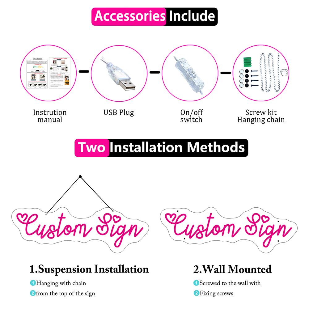 Letrero de neón Led para dejar un mensaje, decoración de mesa de para dormitorio, luces nocturnas de escritorio, lámpara, letreros de neón, decoración USB para cafetería y boda