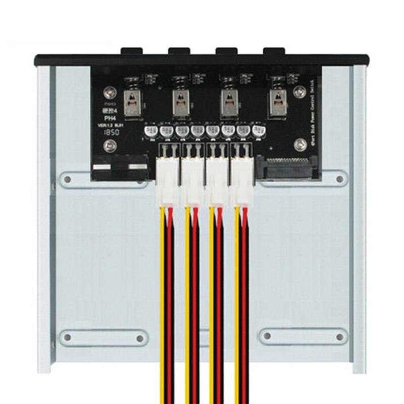 15Pin SATA Multiple Hard Disk Control System RAID Array Smart Individual HDD Switch Data Protection HDD Management