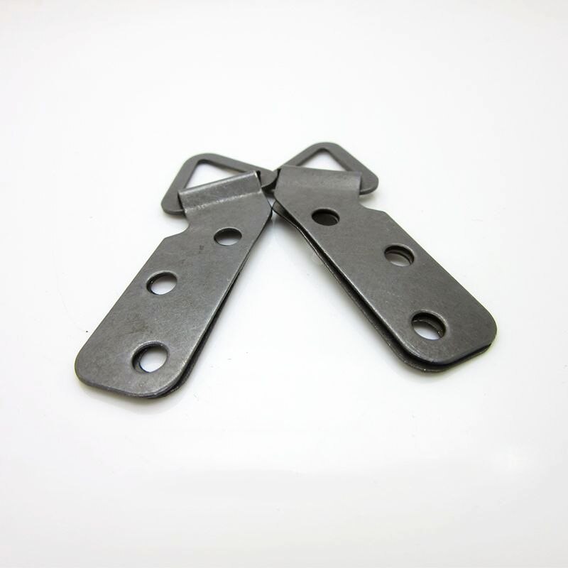 4 pcs Antique black photo frame hanging hook hanger furniture poster wall decoration hanging hook iron triangle ring hanging