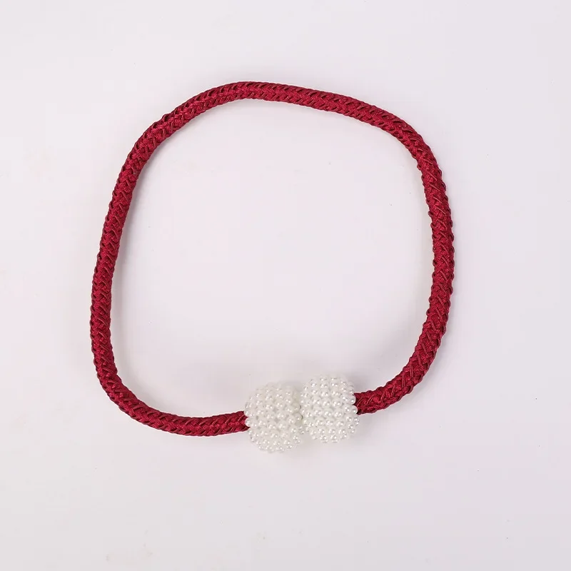 Parel Magnetische Gordijnclip Gordijnhouders Vastbinden Achterkant Gesp Clips Opknoping Ball Gesp Stropdas Achterkant Gordijn Decor Accessoires: Blauw