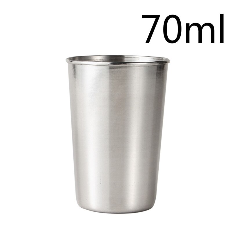Measuring Cup Stainless One Shot Glass Cocktail Bartender Scale Cup Liquor Bar Tools: 70ml