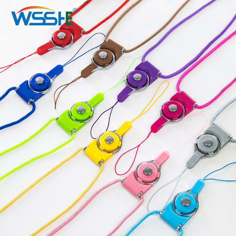 Mobile Phone strap Lanyard for Keys ID card Cell Mobile Phone Universal 6 Colors Neck Lanyard Detachable Multifunction Strap