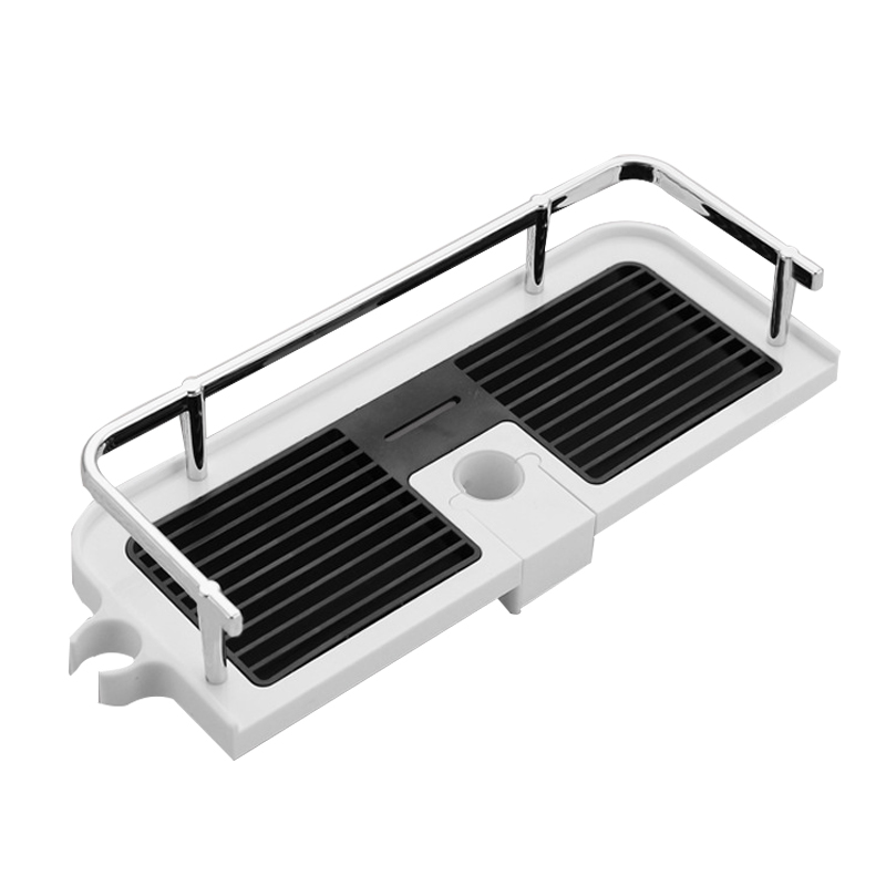 Dropshipping del supporto della testa di doccia dell'asta di sollevamento del singolo livello dell'organizzatore dello scaffale di stoccaggio della doccia del vassoio dello shampoo degli scaffali del bagno