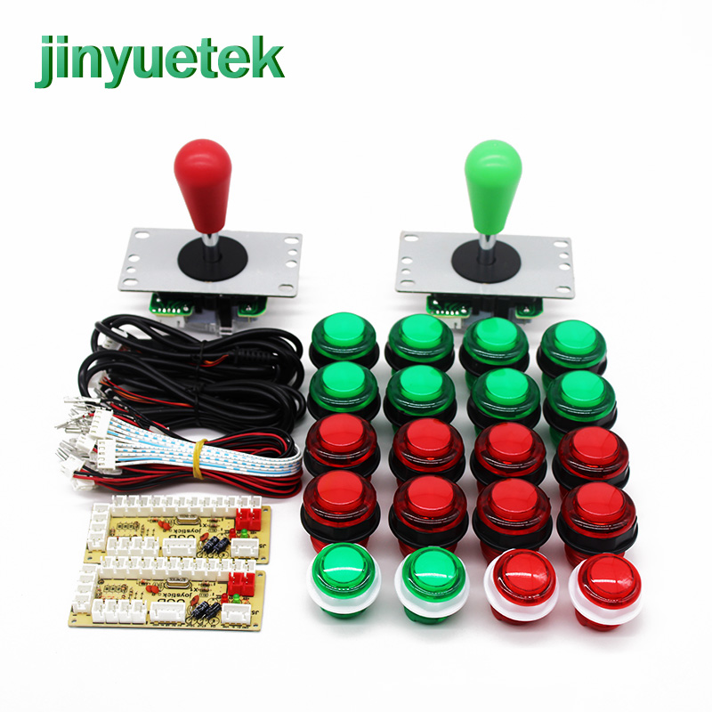 Diy Arcade Game Kit SANWA Arcade Joystick DIY Kit onderdelen PC Raspberry Pi USB Encoder Drukknop voor android