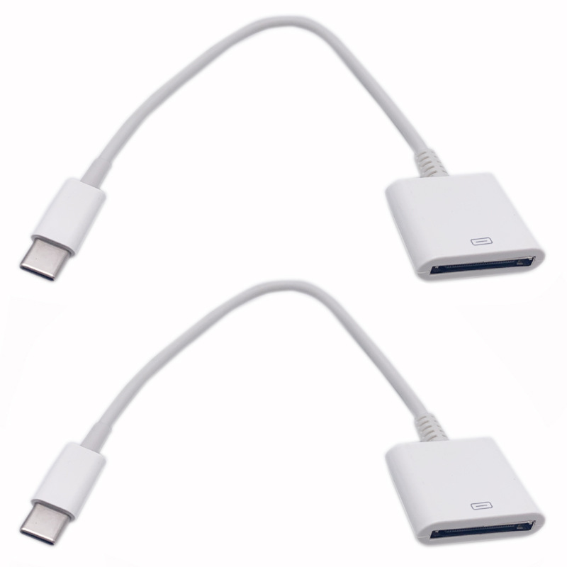 Lämplig för apple 4- till typ-c gränssnittsadapter, apple 30- pin till typ-c adapter, apple laddningskabel