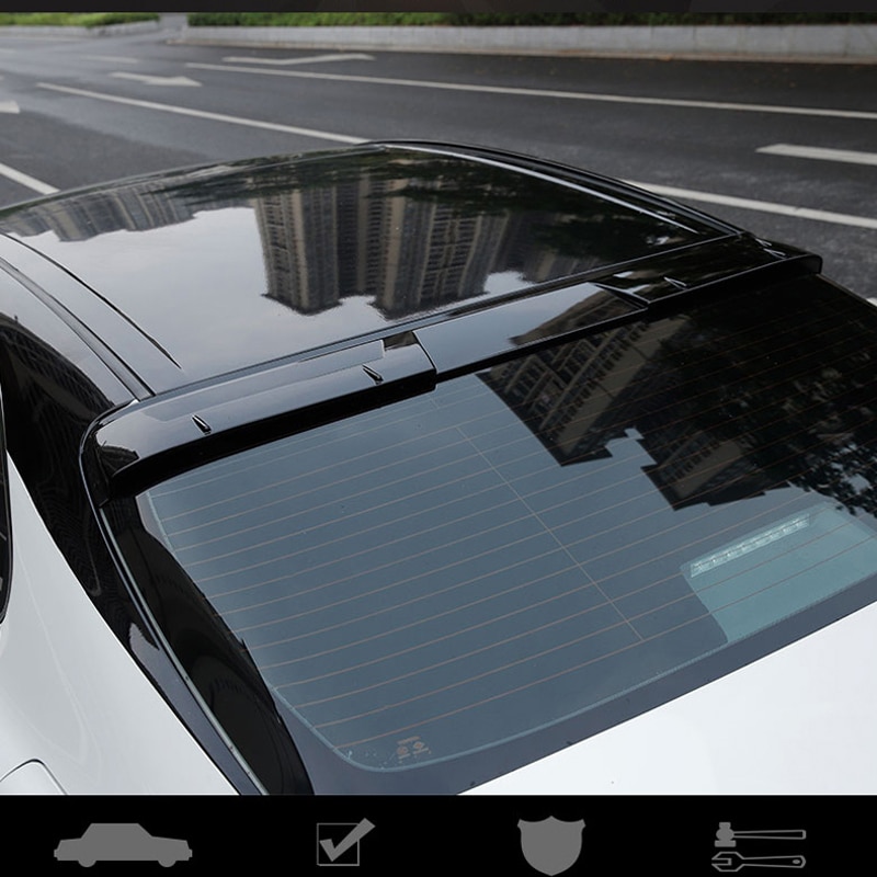 Auto Deel Voor Toyota Camry Spoiler Abs Plastic Zwart Boot Kofferbak Wing Dakspoiler Auto accessoires