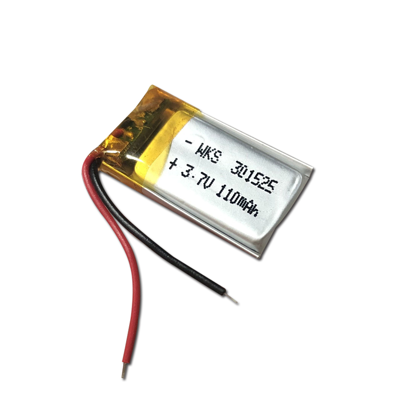 3.7V Lipo cells 301525 110mah Lithium Polymer Rechargeable Battery For Reading pen Smart bracelet Bluetooth headset MP3 MP4 MP5
