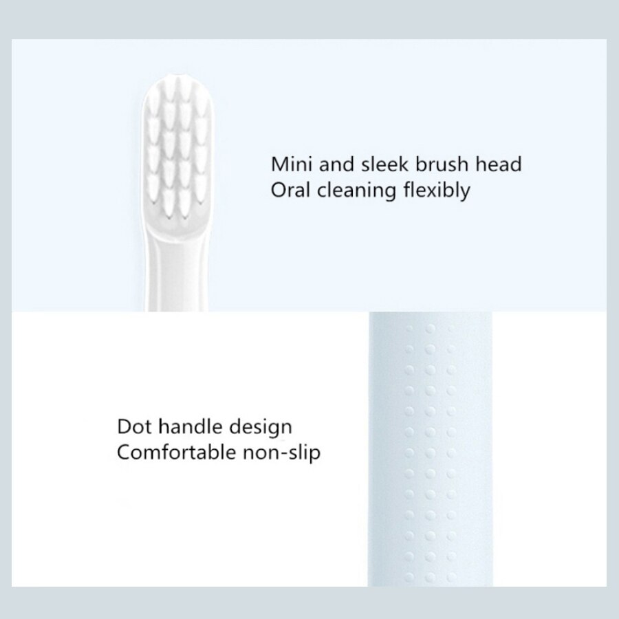 Xiaomi mijia sonic sähköhammasharja  t100 ultraääni automaattinen hammasharja usb ladattava ipx 7 vedenpitävä kaksi kirkasta tilaa