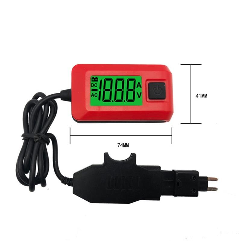 Car Circuit Fault Finding Vehicle Fuse Diagnostic Tool High Accuracy 0.01 ~ 19.99A Car Fuse Galvanometer Leakage Tester