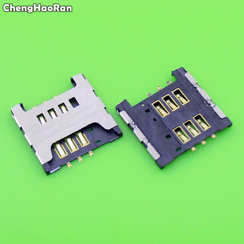 ChengHaoRan 100X SIM Kaartlezer Tray Slot Adapters voor Samsung I9000 I9220 N7000 S5690 W689 S5360 S5570 Sim-kaart socket