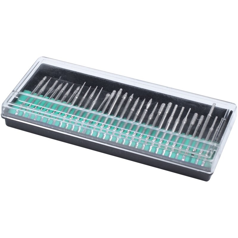 10 x nail art tips gel akryl display övningshjul & 1 box polering kit 30 poli mill 3/32 tum manikyr pedikyr