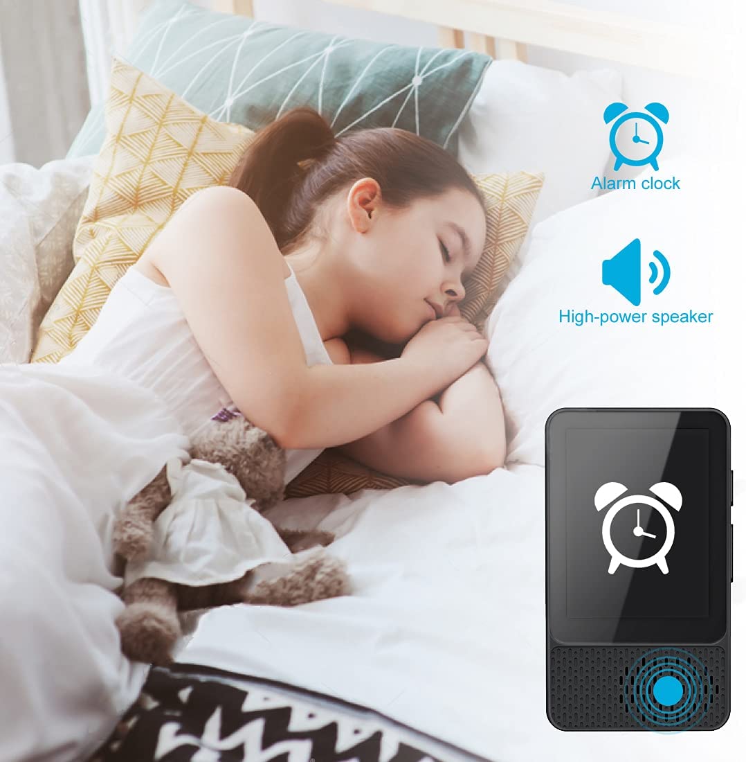 MP3 Speler, 2.4 &quot;Kleuren Touchscreen 5.0 Bluetooth Mp3.32GB, hifi Lossless Geluid Met Ingebouwde Audio Speaker Fm Radio Smart Pedome