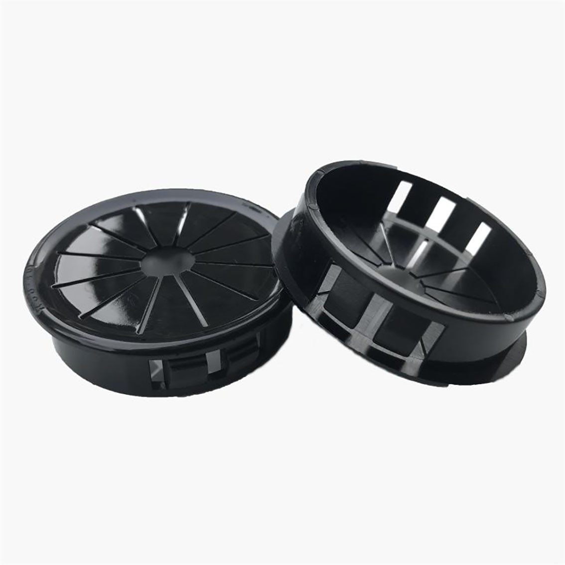 5Pcs Nylon Round Cable Hole Cover 16mm-50mm Plastic PC Computer Desk Wire Organizer Port Seal Rings Furniture Accessories
