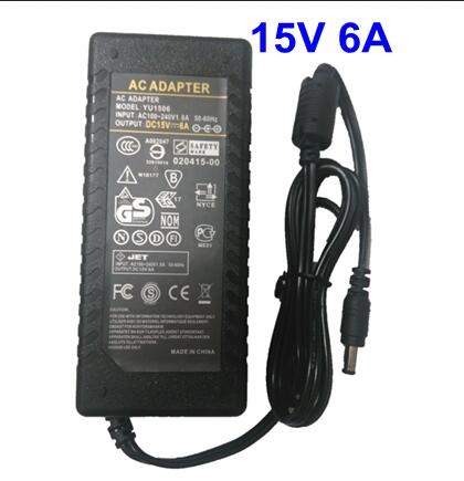 15V Switching Power Supply AC DC Adapter 15V 3A 4A 5A 6A 8A 45W 60W 75W 90W 120W LED Speaker Sound Audio Power Charger: Blue