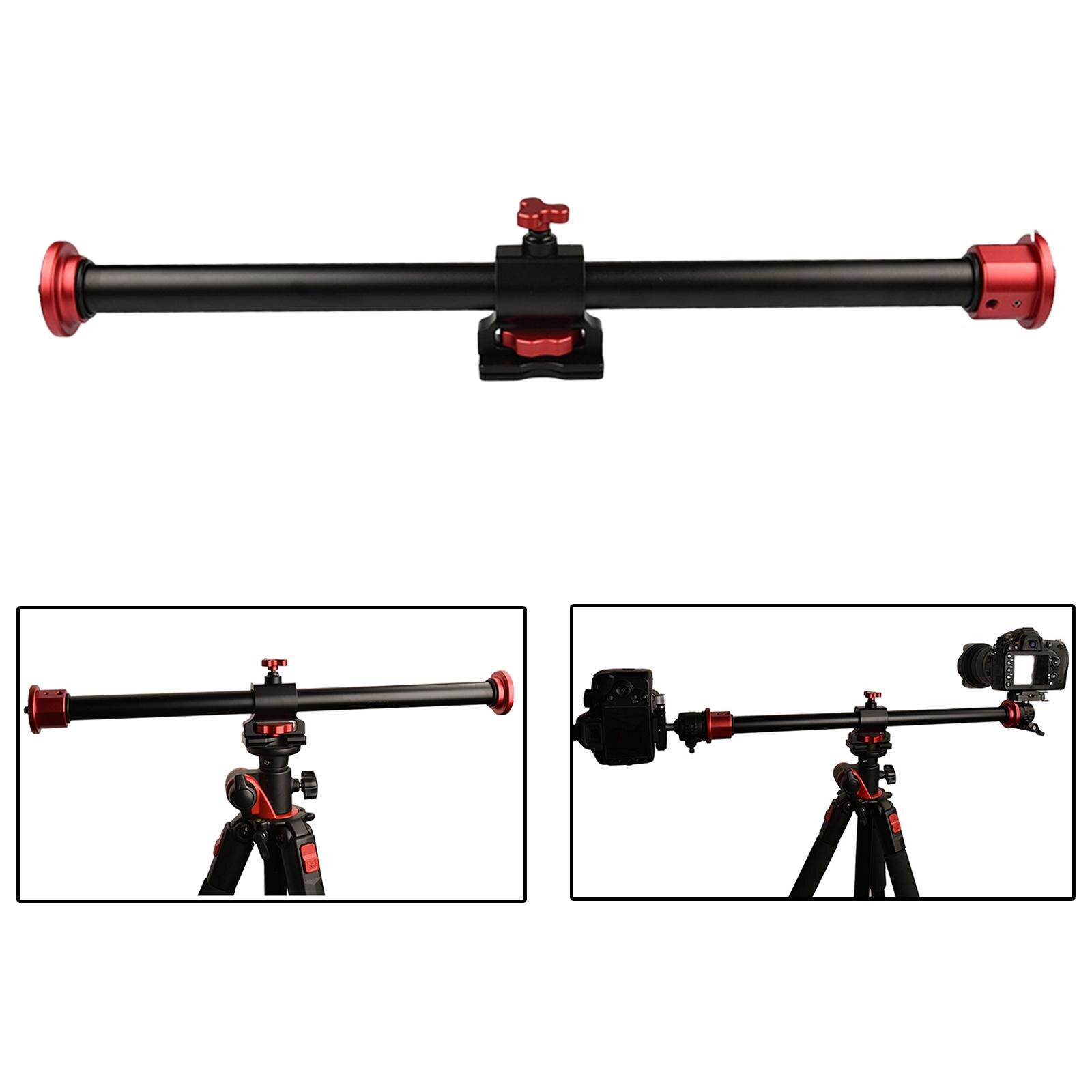 20 inch Horizontal Tripod Arm, Camera Tripod Boom Arm Extension Arm with 3/8-inch Screw for Studio Photography
