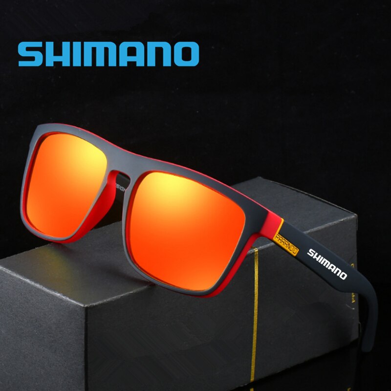 Shimano Sports Cycling Polarized Fishing Glasses Outdoor for Hiking Windproof Fishing Sunglasses Men's