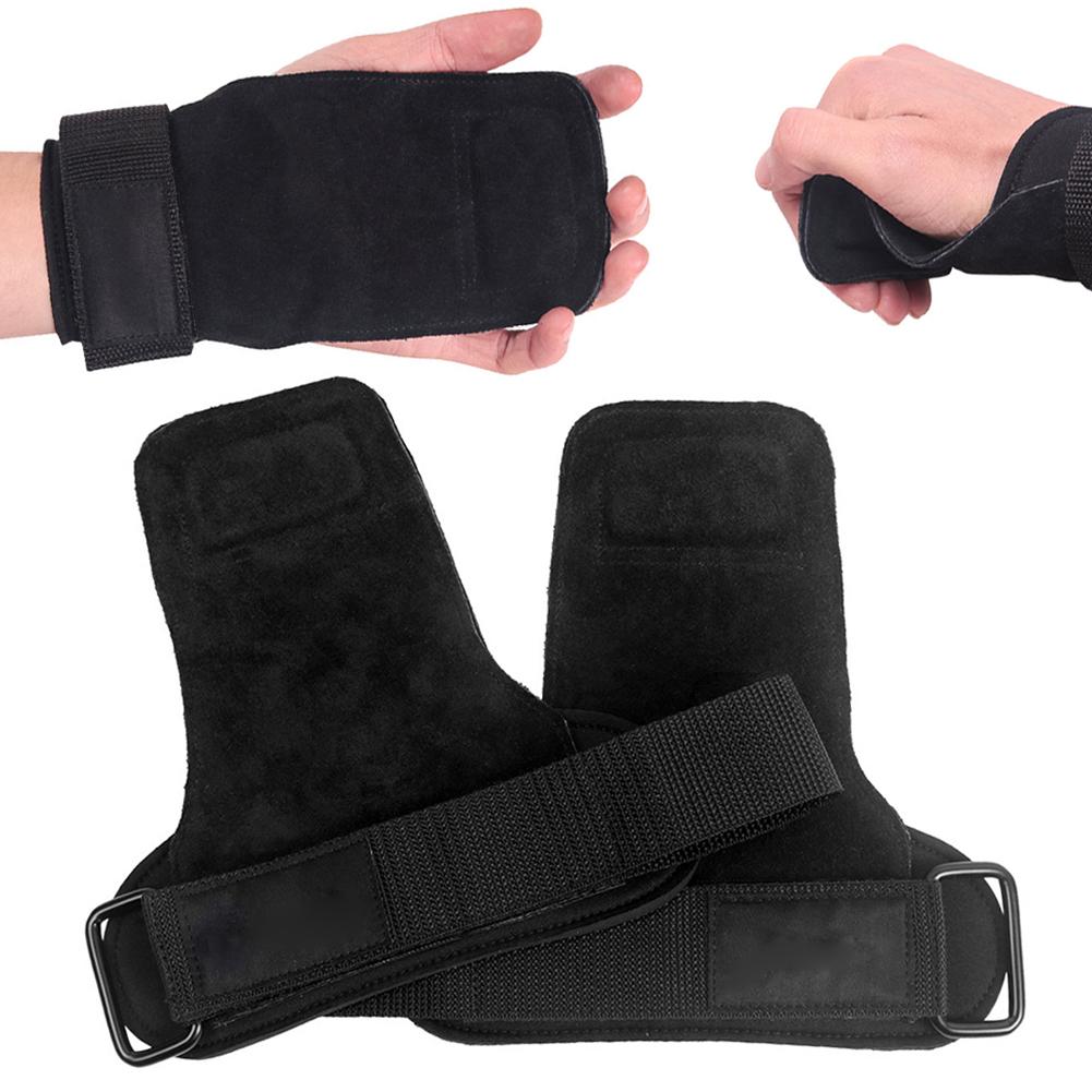 1 paar Gewicht Heben Handschuhe Gym Verstellbare, Gepolsterte Handgelenk Wraps Unterstützung Palm Protector Heavy Duty Riemen Bodybuilding