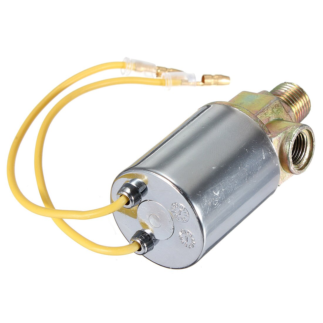 1/4inch 12V 24V 10A Metal Car Train Truck Air Horn Electric Solenoid Valve Heavy Chrome