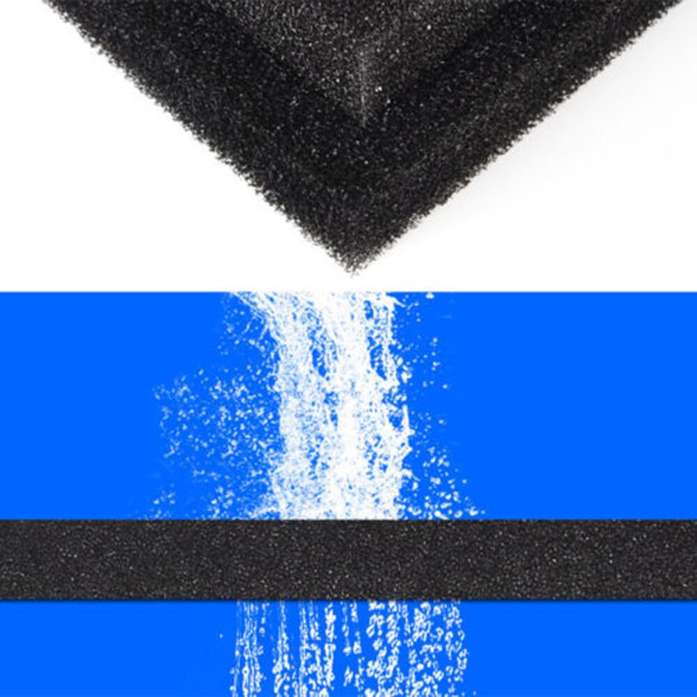 1 Pc S/M Verdikking Herbruikbare Zwart Foam Vijver Aquarium Aquarium Spons Biochemische Filter Filtratie Pad Filters & accessoires