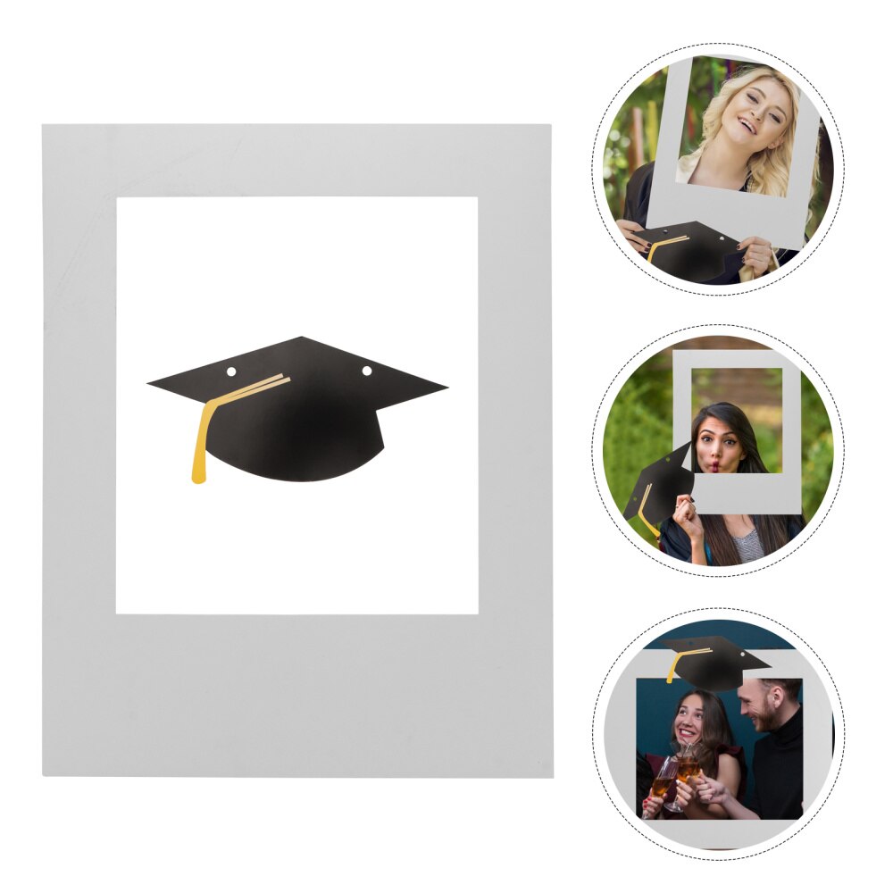 1pc Graduation Party Photo Booth Props Graduation Party Selfie Photo Frame Supplies