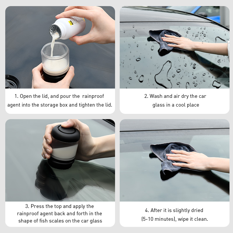 Baseus 100ML Auto verre Agent anti-pluie voiture pare-brise nettoyant étanche Agent enlèvement de l'eau voiture accessoires fenêtre Repai