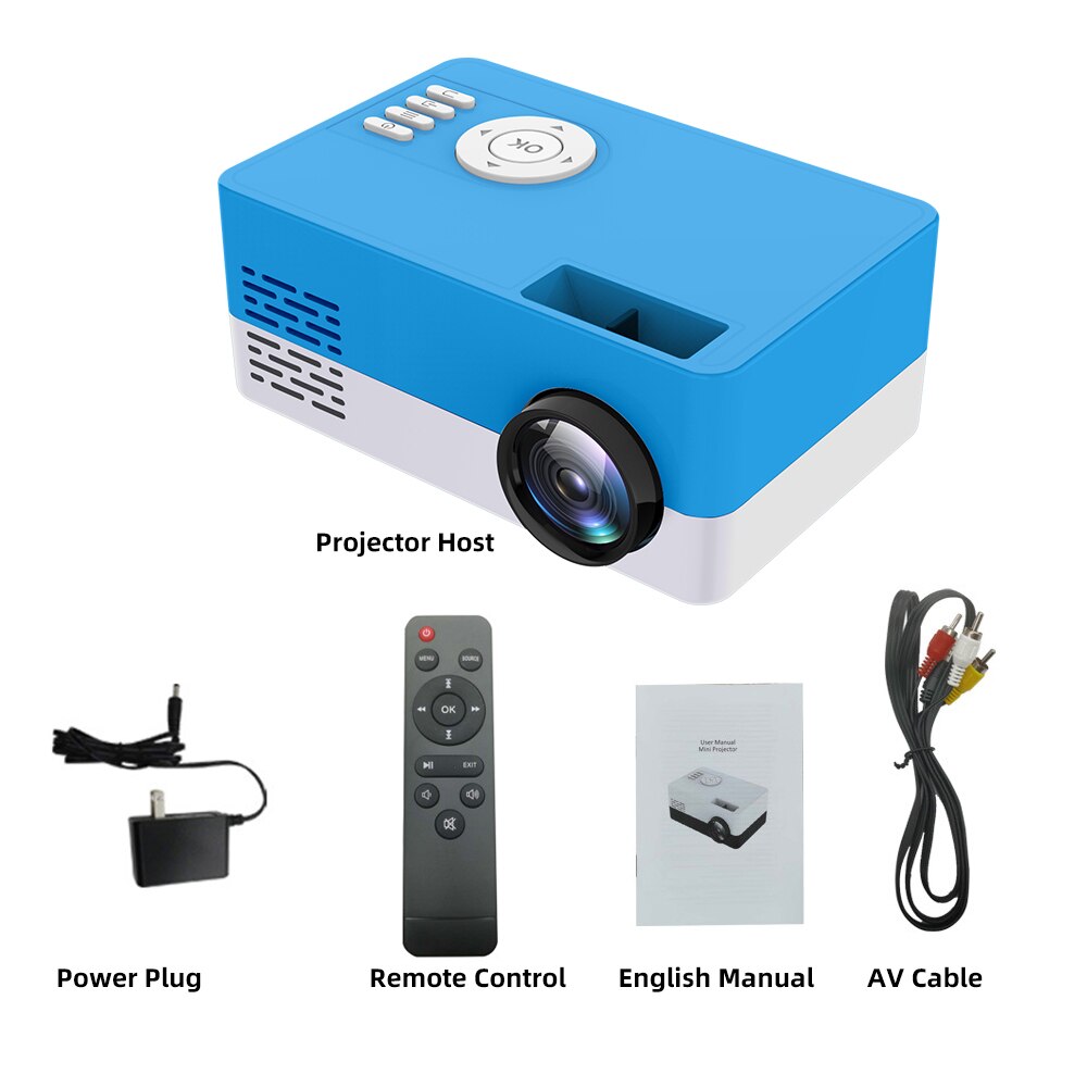 S261/j16 mini-mikroprojektoren mit led-beleuchtung für zuhause,  hd 1080p stück direkt vom hersteller