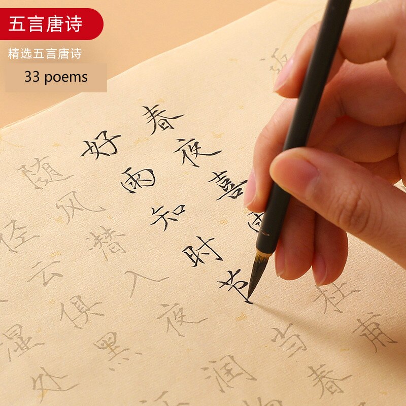 Xuan Paper Calligraphy Copybook Calligraphy Copybooks Set Song Huizong's Thin Gold Style Brush Caligrafia Copybook Sets: I
