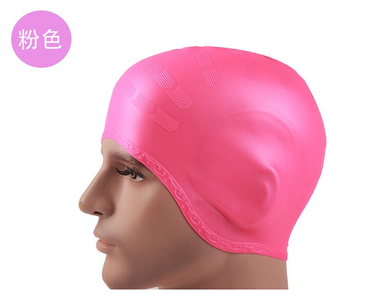 Waterdichte Siliconen Zwemmen Caps Beschermen Oren Lange Haar Sport Zwemmen Zwembad Hoed Badmuts Gratis Grootte Voor Mannen En Vrouwen volwassenen