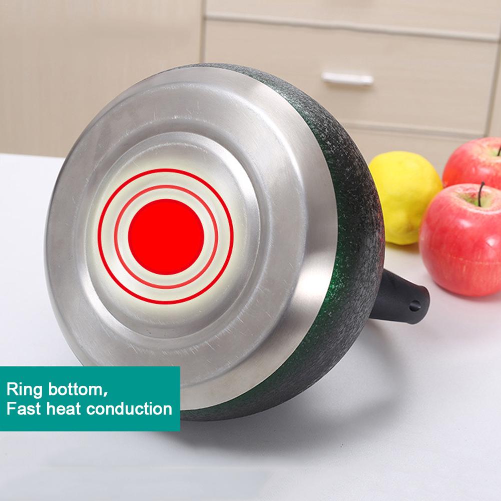 3l roestvrijstalen fluitketel met gebarsten korreloppervlak, theepot met hittebestendige handgreep - geschikt voor gebruik op het fornuis.