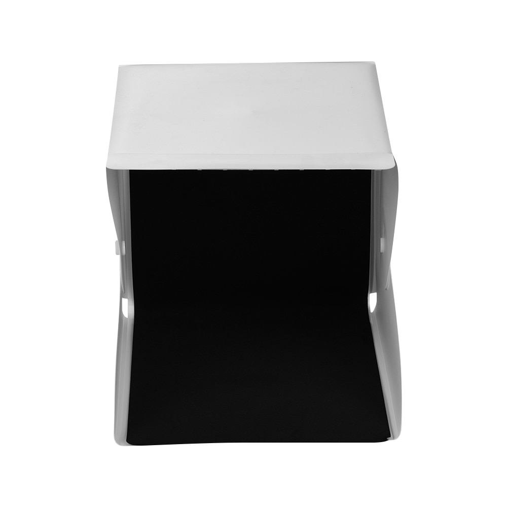 Draagbare Diy Led Studio Light Box 6000K Mini Opvouwbare Fotografie Tent Met Zwart Wit Achtergronden Voor Stilleven Fotografie