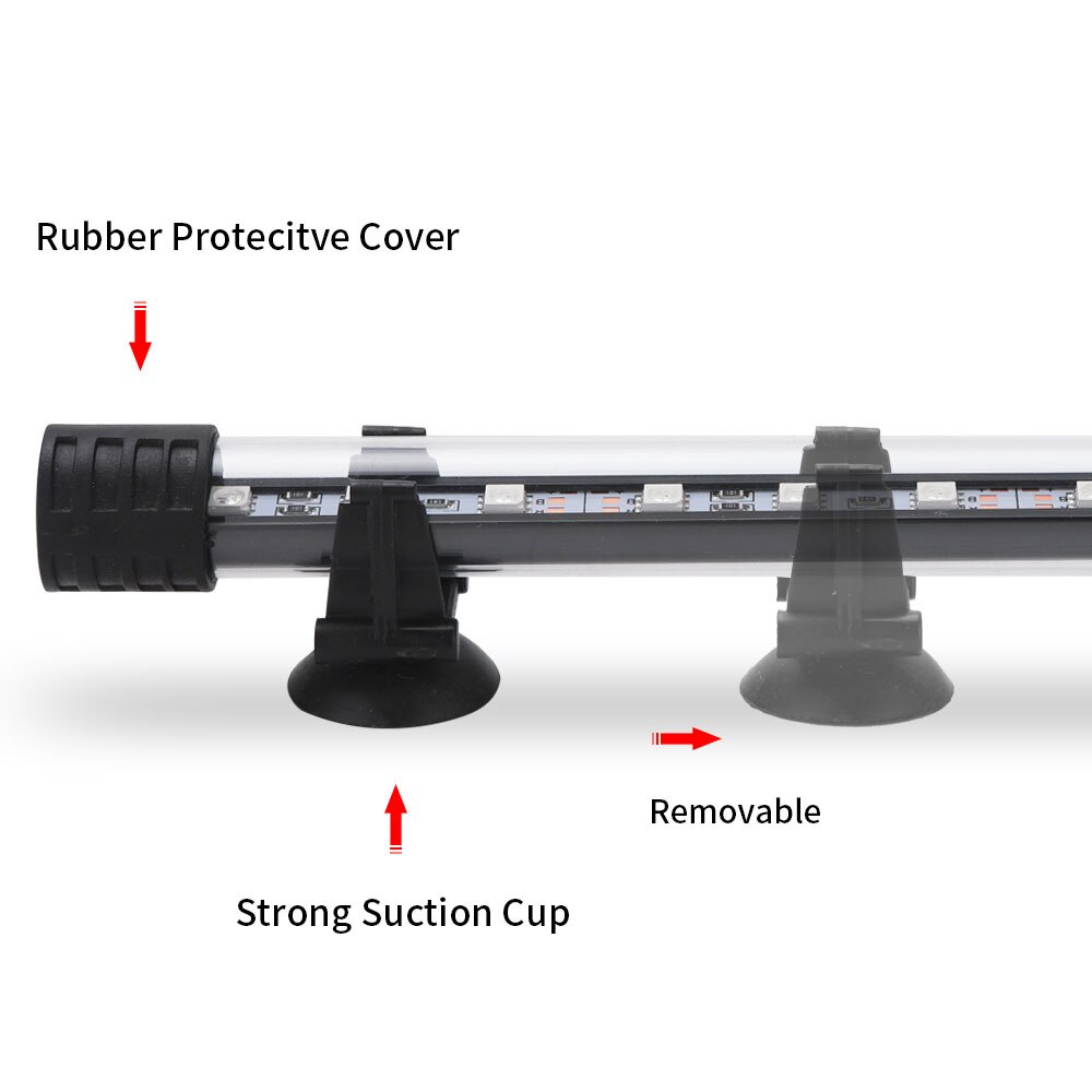 19/30/41/47/58Cm Aquarium Led Bar Licht Waterdicht Fish Tank Lamp Onderwater Aquaria lights Decor Verlichting