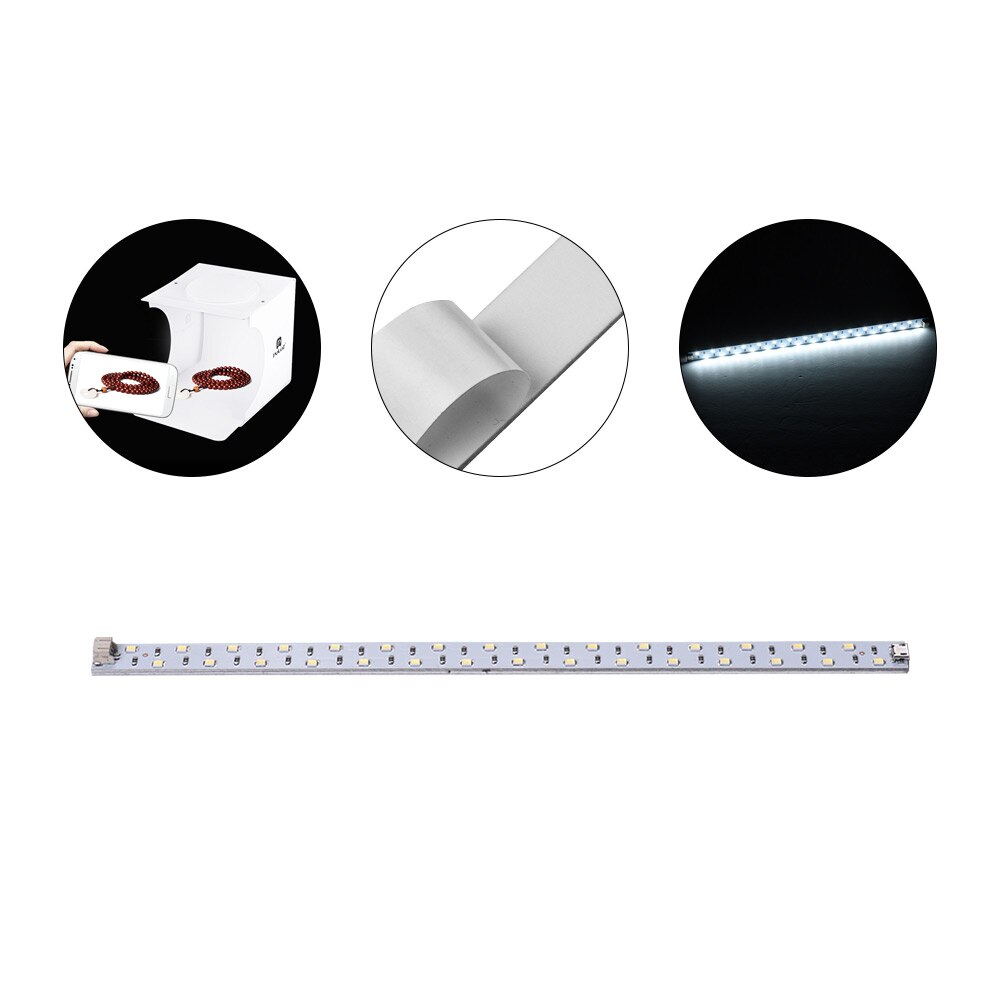 Andoer 20 30 35 Led Light Strip Voor Foto Studio Verlichting Softbox Draagbare Lightbox Tent Foto Acceseries