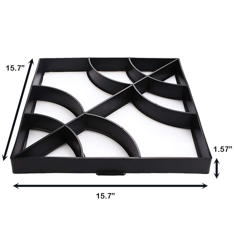 Paving Mould Reusable Concrete Sidewalk Paving Mould Paving Stone Machine for Garden Courtyard