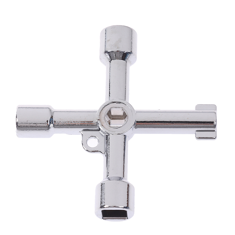 4 Way Utility Key For Electric Water Gas Meter Box Cupboard Cabinet Opening Key