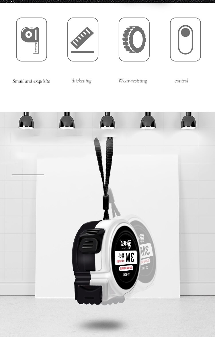 Tape Measure Very Small 5 M Wear-Resistant Tape Measure Meter Stick High Precision Thick Woodworking Steel