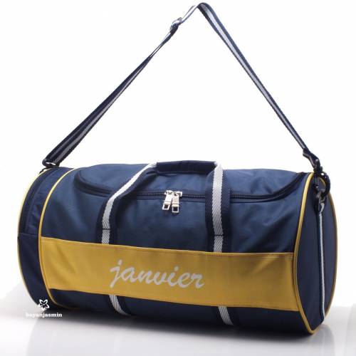 Janvier Zylinder Turnhalle Tasche 50cm x 26cm x 26cm Große Volumen Wasserdichte Sport Tasche