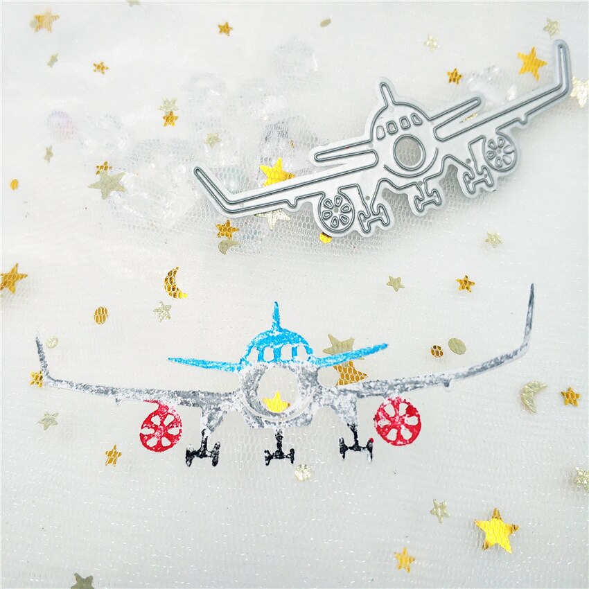 Metal Civil aircraft paper die cutting dies for Scrapbooking/DIY Christmas wedding Halloween Easter card