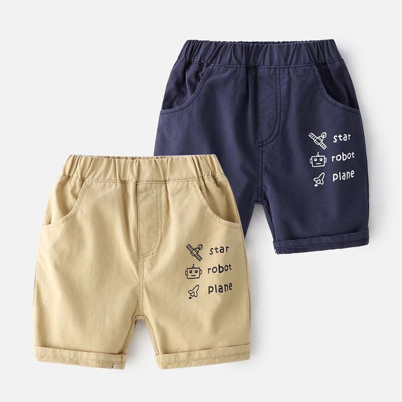 Bambino ragazzi pantaloncini estate pantaloni pantaloncini cotone moda lettera stampa pantaloni bambini Clothes1-6 anni