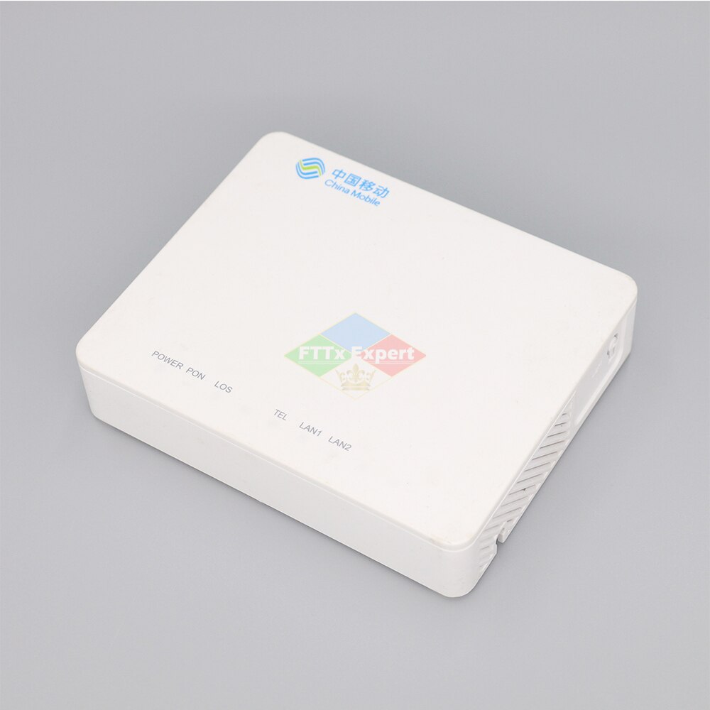 GPON ONU ZXHN ZTE F603 , 2 lan + 1 protocole SIP vocal, interface anglaise originale avec mobile chinois, nouveauté 100%